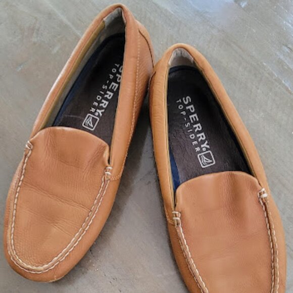 Men's Sperry Top-sider Loafers, Size 13M, Light Brown, Like New - Picture 1 of 1
